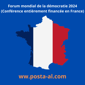 Forum mondial de la démocratie 2024 (Conférence entièrement financée en France)